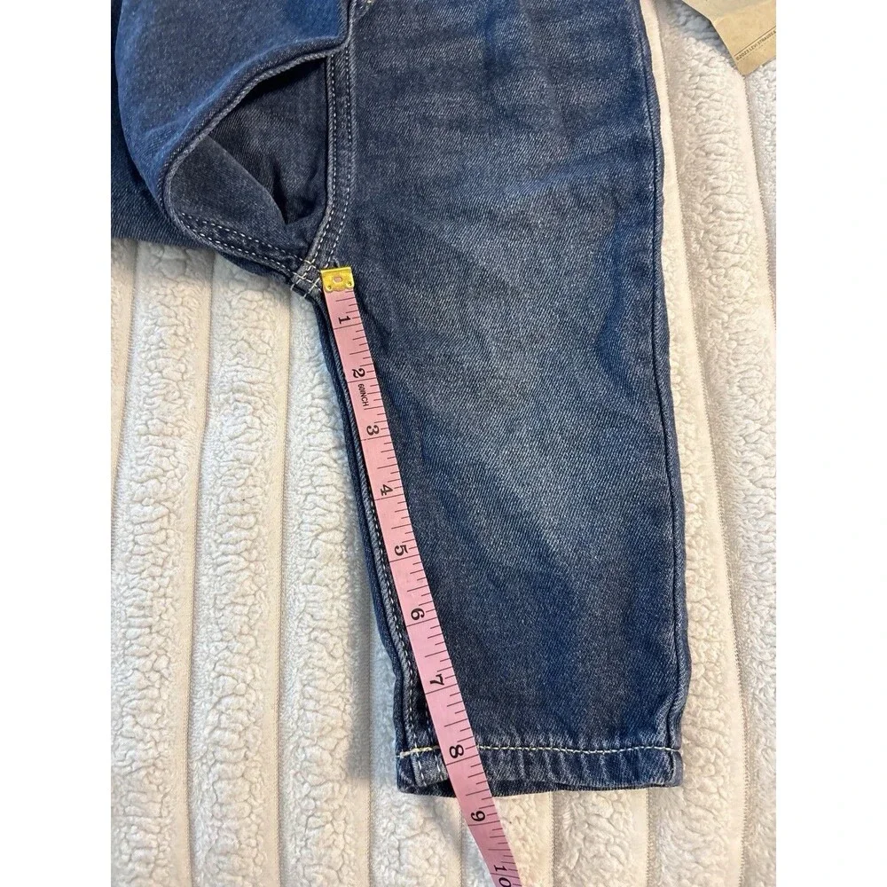 NWT Baby Levi's Overalls 18 Months Dark Wash Denim Kids Family Photo Pumpkin Fal